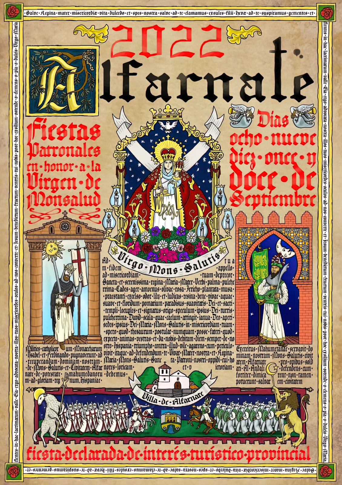 Fiestas patronales en honor de la Virgen de Monsalud  